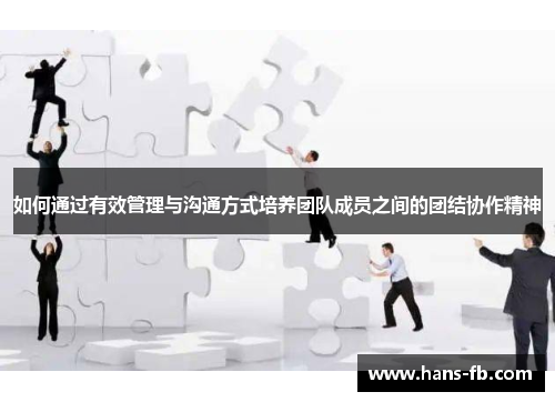如何通过有效管理与沟通方式培养团队成员之间的团结协作精神