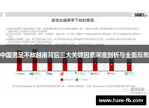 中国男足不敌越南背后三大关键因素深度剖析与全面反思