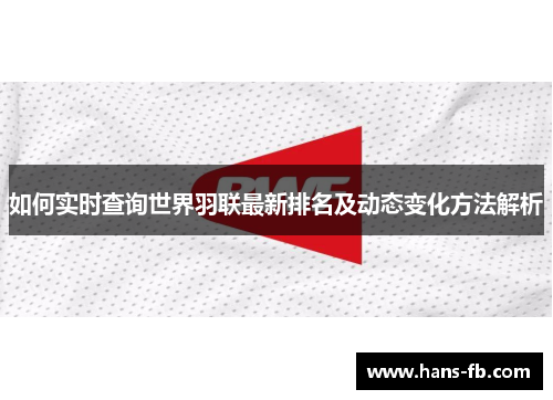 如何实时查询世界羽联最新排名及动态变化方法解析